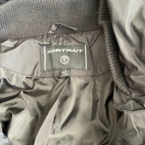 Brand new, warm belted puffer coat
